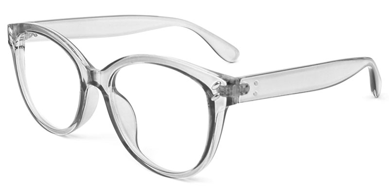 Picture of Cat Eye Gray Glasses