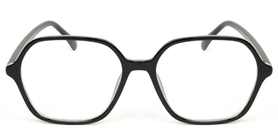 Geometric Black Glasses