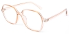 Picture of Geometric Orange Glasses