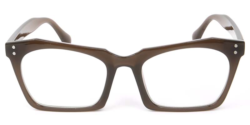 Cat Eye Glasses Brown