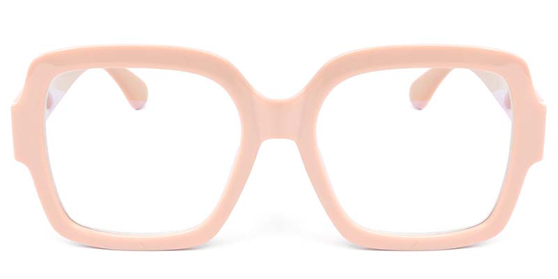 Square Glasses Pink