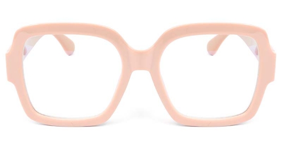 Square Pink Glasses