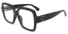 Picture of Square Black Glasses
