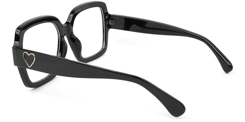 Picture of Square Black Glasses