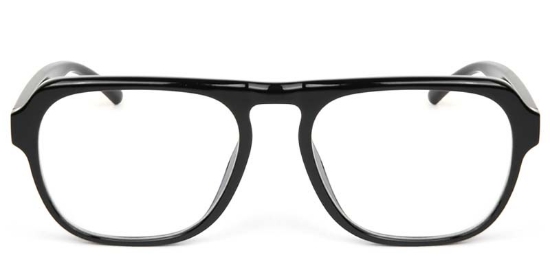 Square Black Glasses