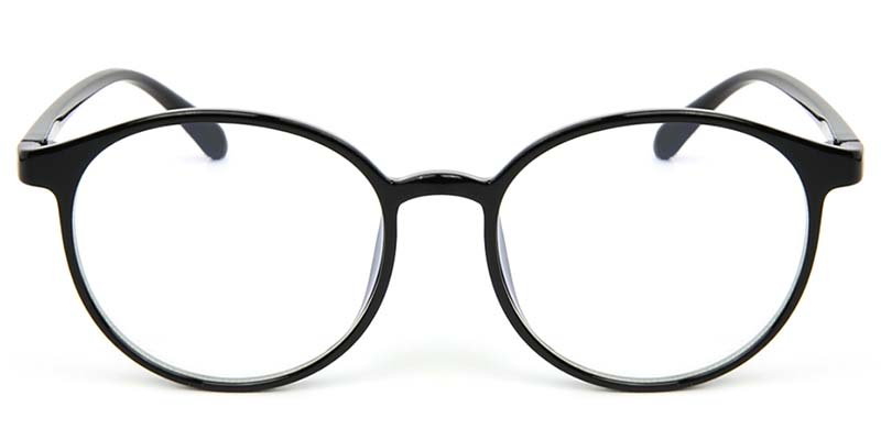 Round Glasses Black