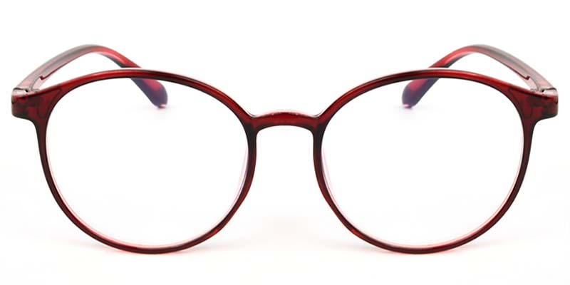 Round Glasses Red