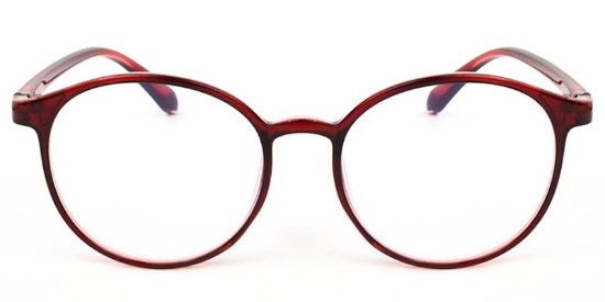 Round Red Glasses