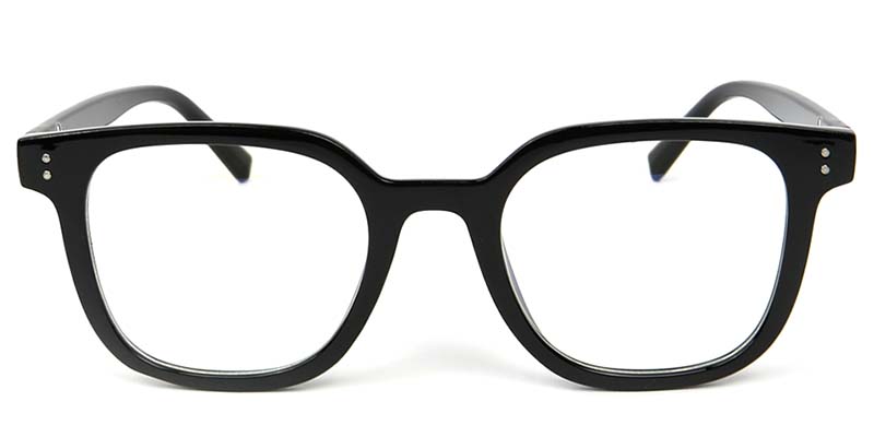 Square Glasses Black