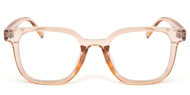 Square Glasses Orange