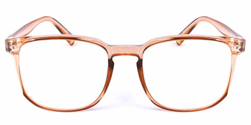 Square Glasses Brown