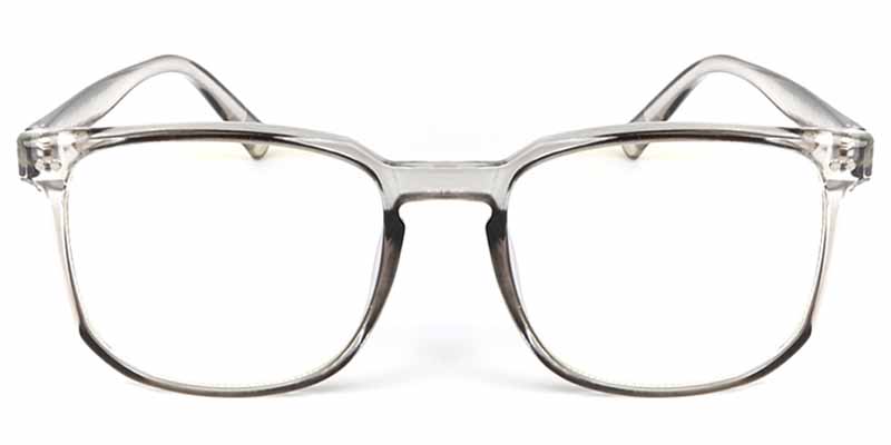 Square Glasses Transparent
