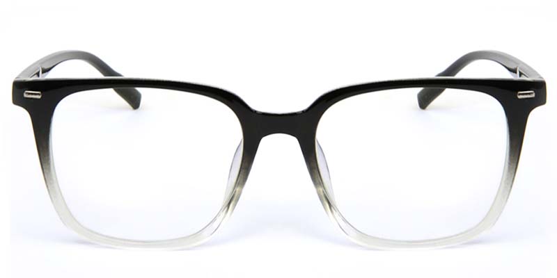 Square Glasses Black
