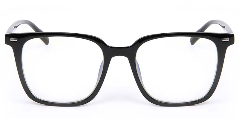 Square Glasses Black