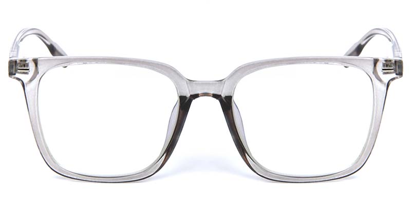 Square Glasses Transparent