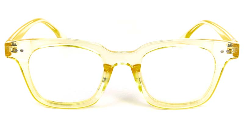 Browline Glasses Yellow