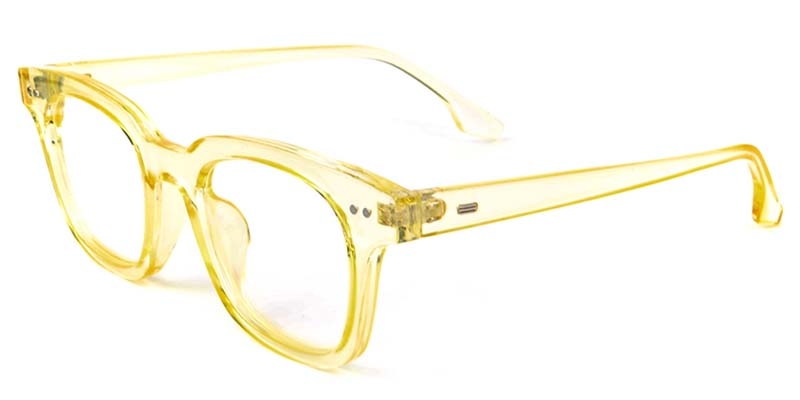 Picture of Browline Yellow Glasses
