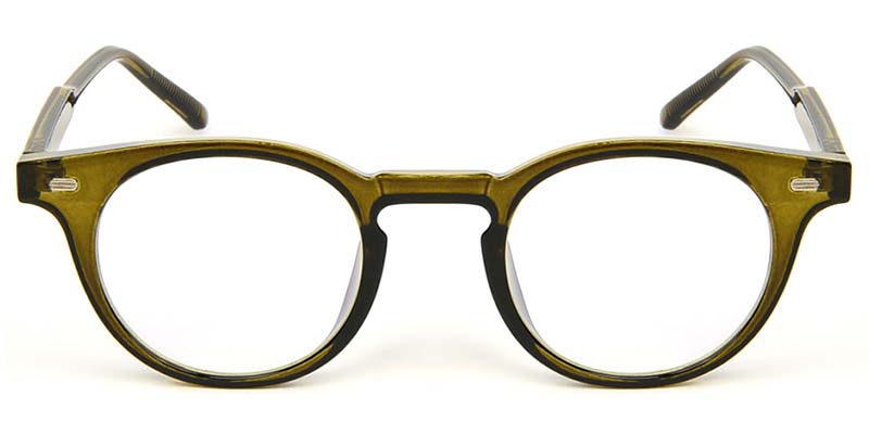 Round Glasses Brown