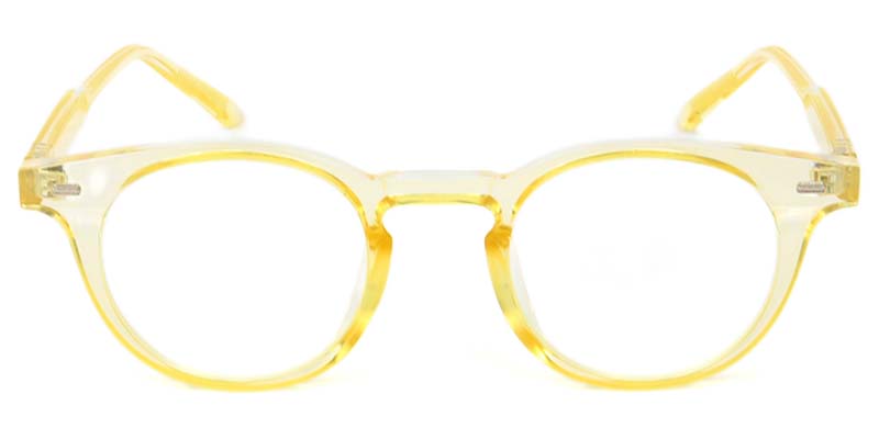 Round Glasses Yellow