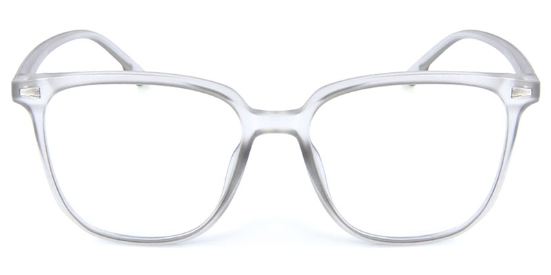 Square Glasses Gray