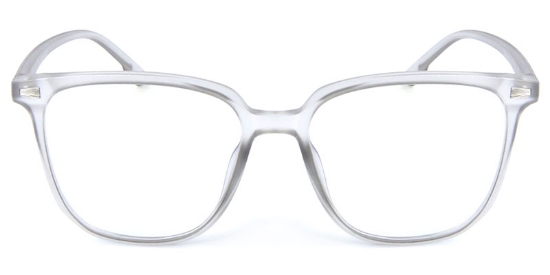 Square Gray Glasses