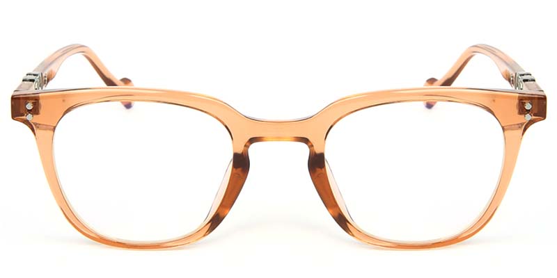 Square Glasses Orange