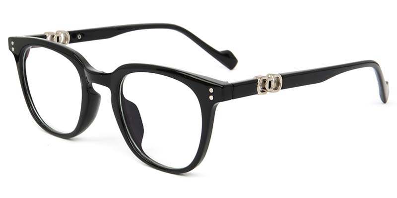 Picture of Square Black Glasses