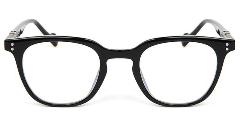 Square Glasses Black