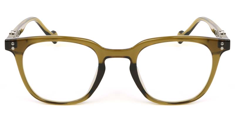 Square Glasses Brown