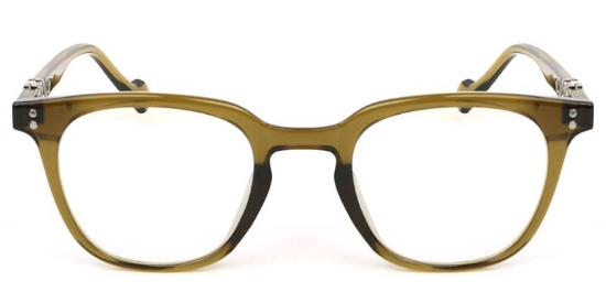 Square Brown Glasses