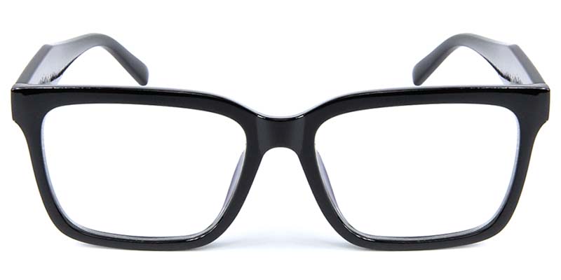 Rectangle Glasses Black