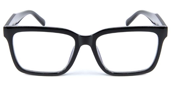 Rectangle Black Glasses