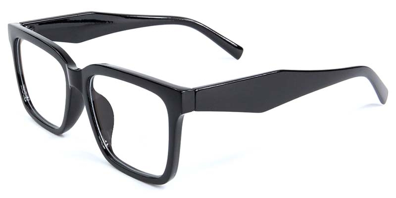 Picture of Rectangle Black Glasses