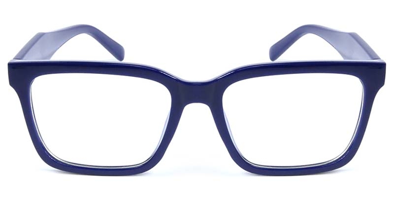 Picture of Rectangle Blue Glasses