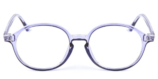 Round Purple Glasses