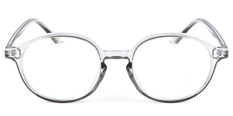 Round Glasses Transparent