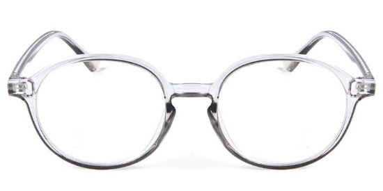 Round Transparent Glasses