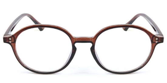 Round Brown Glasses