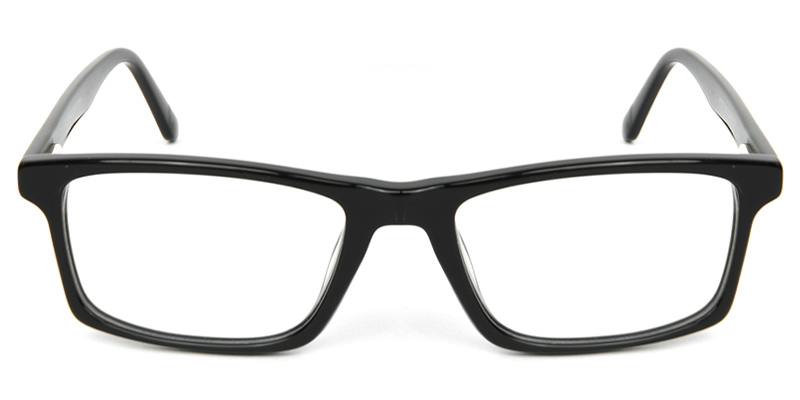 Rectangle Glasses Black