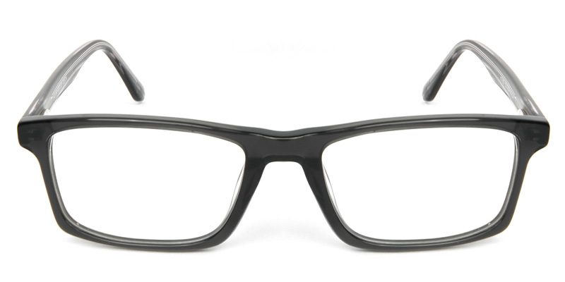 Rectangle Glasses Black