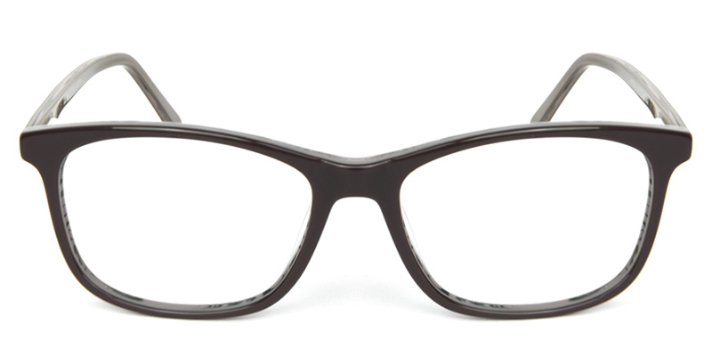Rectangle Glasses Black