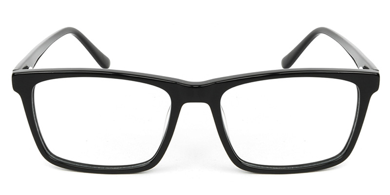 Rectangle Glasses Black