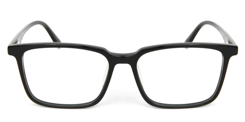 Rectangle Glasses Black