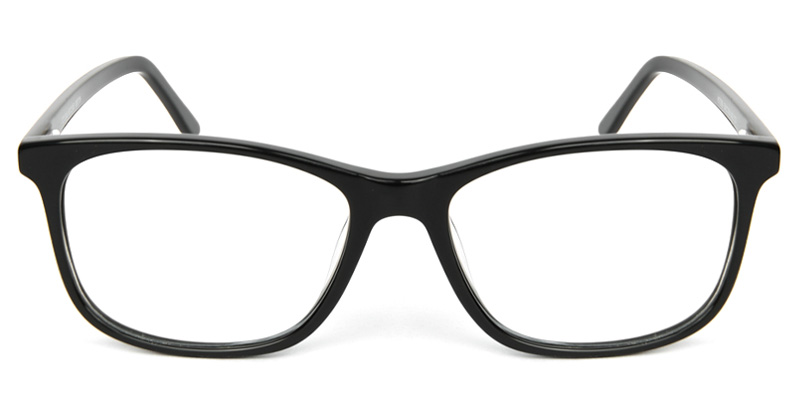 Rectangle Glasses Black