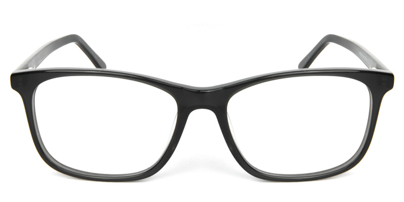 Rectangle Glasses Black