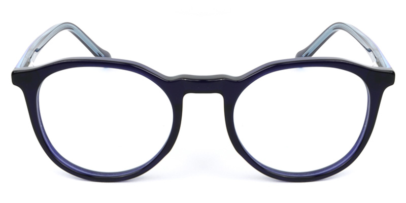 Oval Glasses Blue