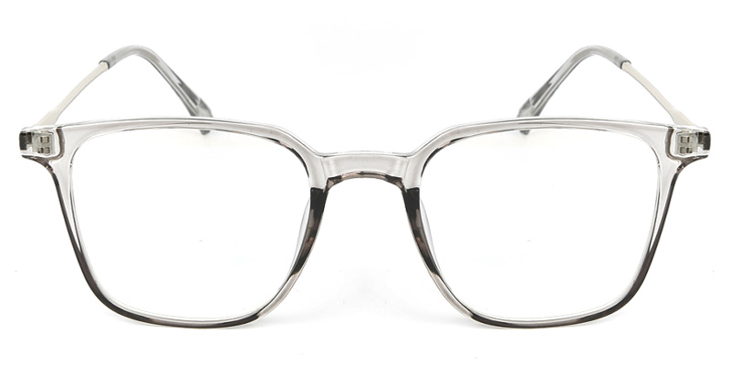 Square Glasses Gray