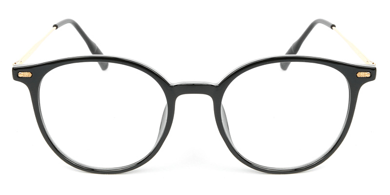 Round Glasses Blcak