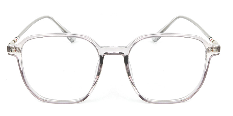 Square Glasses Transparent