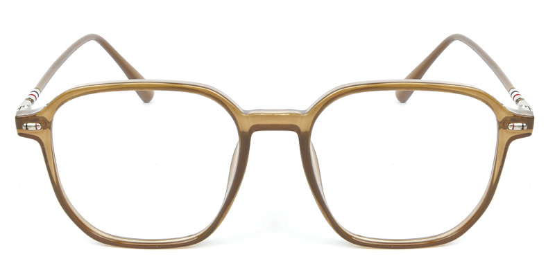 Square Glasses Brown
